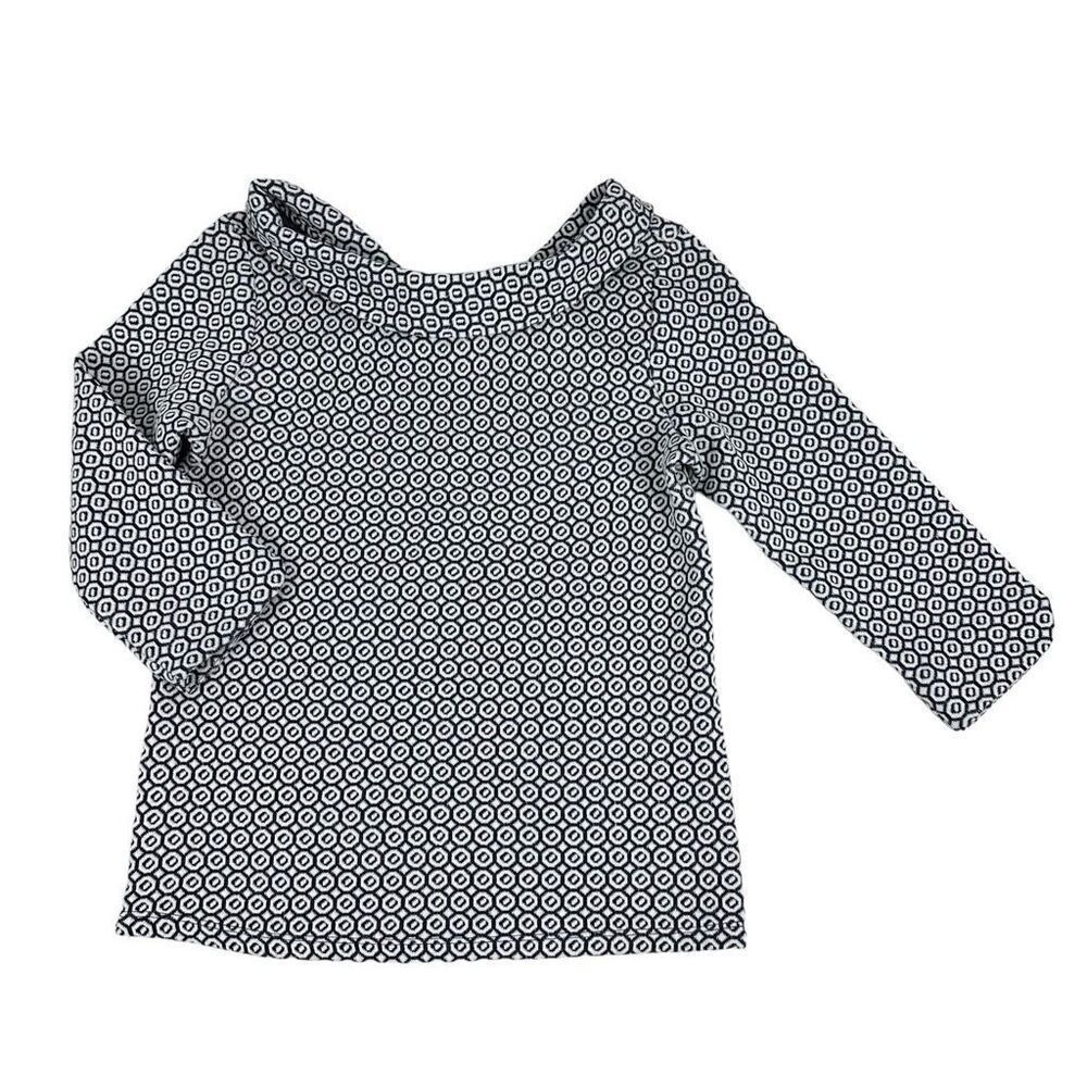 Ann Taylor Knit Jacquard Top size XS Petite